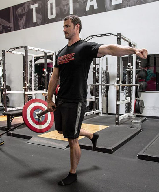 rdl1 Romanian Deadlift на одной ноге