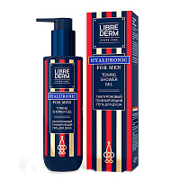Гель для душа гиалуроновый Librederm FOR MEN тонизирующий 250 мл Гель для душа гиалуроновый Librederm FOR MEN тонизирующий 250 мл