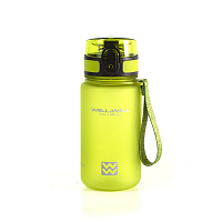 Бутылка для воды WELL&WELL Colorful Frosted W-3034 1 штука 350 миллилитров, цвет: зеленый Бутылка для воды WELL&WELL Colorful Frosted W-3034 1 штука 350 миллилитров, цвет: зеленый