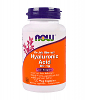 Гиалуроновая кислота NOW Hyaluronic Acid 100 mg Joint Support 120 капсул Гиалуроновая кислота NOW Hyaluronic Acid 100 mg Joint Support 120 капсул