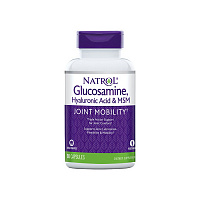 Комплекс для связок и суставов Natrol Hyaluronic Acid MSM Glucosamine 90 капсул Комплекс для связок и суставов Natrol Hyaluronic Acid MSM Glucosamine 90 капсул