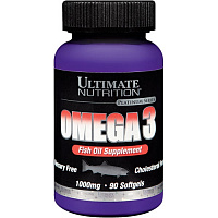 Омега жиры Ultimate Nutrition Omega 3 90 капс