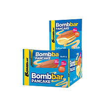 Пирожное Bombbar PANCAKE (неглазированный) 40 г 10 шт - сгущенка Пирожное Bombbar PANCAKE (неглазированный) 40 г 10 шт - сгущенка
