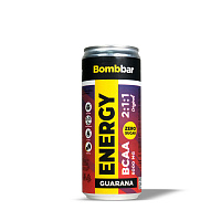Энергетический напиток Bombbar ENERGY BCAA  2:1:1 Guarana 330 мл - оригинальный