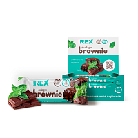 Пирожное Protein Rex Брауни протеиновое + коллаген 50 г 12 шт мята