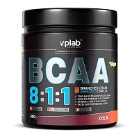 Аминокислоты VPLab BCAA 8:1:1, 300 г, вкус: кола