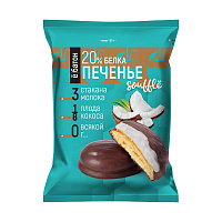 ё|Батон Печенье 20% белка 9*50 г - кокос с белковым суфле