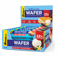 Батончик BOMBBAR Wafer глазированный 20 шт 45 г - ванильный пломбир в шоколаде