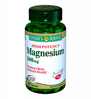 Минерал Nature's Bounty Магний 500 мг 100 таблеток
