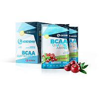 Аминокислотный комплекс GEON BCAA QUATTRO AMINO + β-аланин 25 пакетиков, вкус: клюква