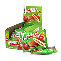 Печенье Bombbar Pancake Protein 40 г х 10 штук, вкус: клубничный крем