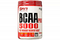 Аминокислоты S.A.N. BCAA-Pro 5000 Aspartame Free 340 г, вкус: клубника-киви