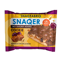 Печенье Bombbar Cookie SNAQER глазированное шоколадное 45 г - вишня-карамель