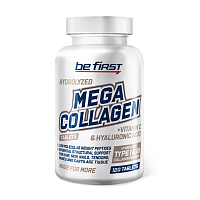Коллаген Be First Mega Collagen Peptides + hyaluronic acid + vitamin C 120 таблеток Коллаген Be First Mega Collagen Peptides + hyaluronic acid + vitamin C 120 таблеток