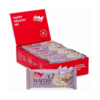 Вафли ProteinRex протеиновые WAFERS х 2 (глазир.) 12 шт 50 г - ваниль