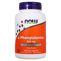 Аминокислота NOW L-Phenylalanine 500 мг 120 капсул