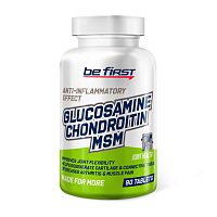 Комплекс для связок и суставов Be First Glucosamine Chondroitin MSM 90 таблеток Комплекс для связок и суставов Be First Glucosamine Chondroitin MSM 90 таблеток