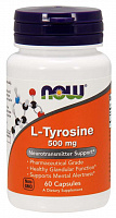 Аминокислота NOW L-Tyrosine 500 mg 60 капсул