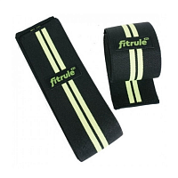 Бинты коленные Fit Rule 2 м (hard) черно-зеленые