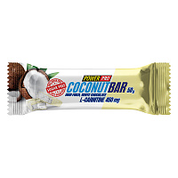 CoconutBar L-Carnitine 1*50 г - кокос в белом шоколаде