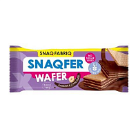 Батончик вафельный  BOMBBAR SNAQFER не глазированный 120 г - шоколад-фундук