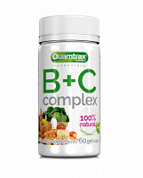 Комплекс витаминов Quamtrax Nutrition B+C Complex 60 капсул