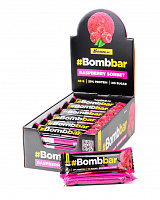 Батончики Bombbar 40 г х 30 штук, вкус: малиновый сорбет
