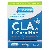 Жиросжигатель VPLab CLA and L-carnitine 45 капсул