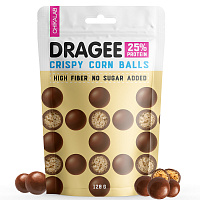 Драже Chikalab Crispy Corn Balls шарики кукурузные, 120 грамм, вкус: в молочном шоколаде