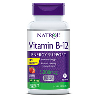 Витамины Natrol Vitamin B-12 5000 мкг 100 таблеток