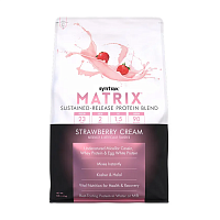 Протеин Syntrax Matrix 5.0 2275 г, вкус: клубничный крем Протеин Syntrax Matrix 5.0 2275 г, вкус: клубничный крем