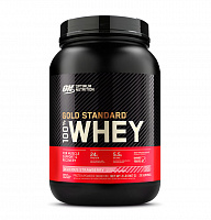 Протеин Optimum Nutrition 100% Whey Gold Standard 907 г, вкус: клубника