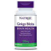 Антиоксидант Natrol Ginkgo Biloba 120 мг 60 капсул