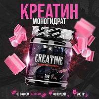 Креатин Моногидрат RECKFUL Creatine monohydrate 200 г бабл гам
